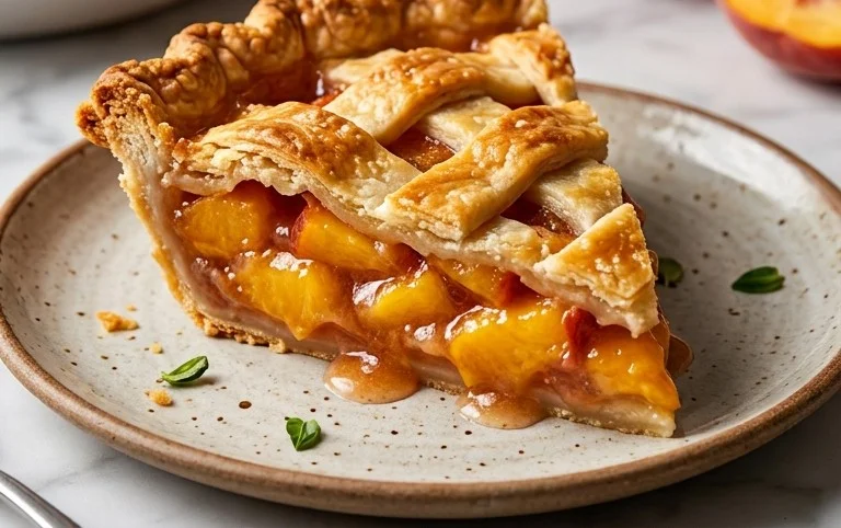 The Perfect Peach Pie