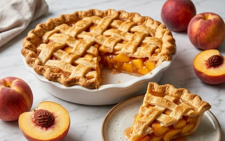 The Perfect Peach Pie