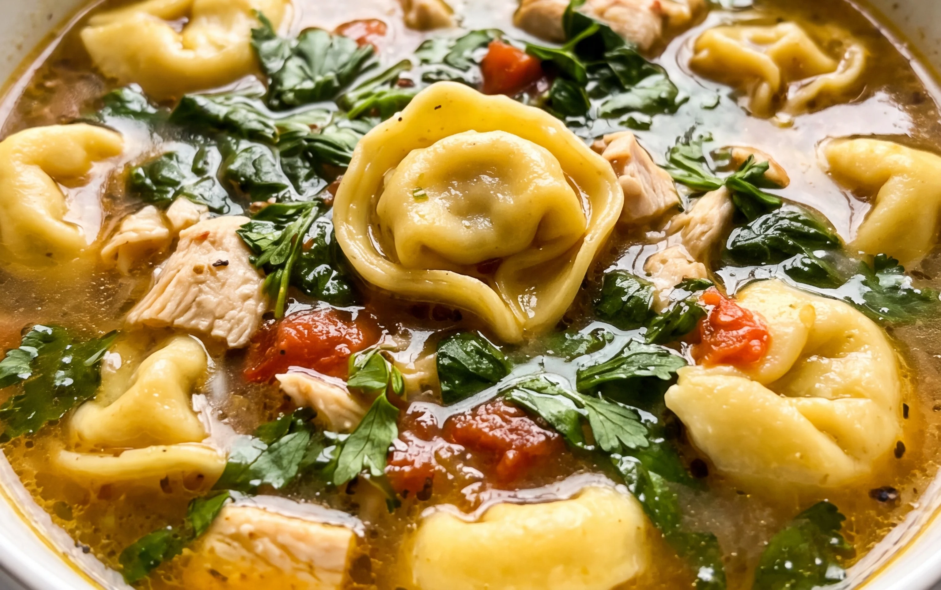 Chicken Tortellini Soup