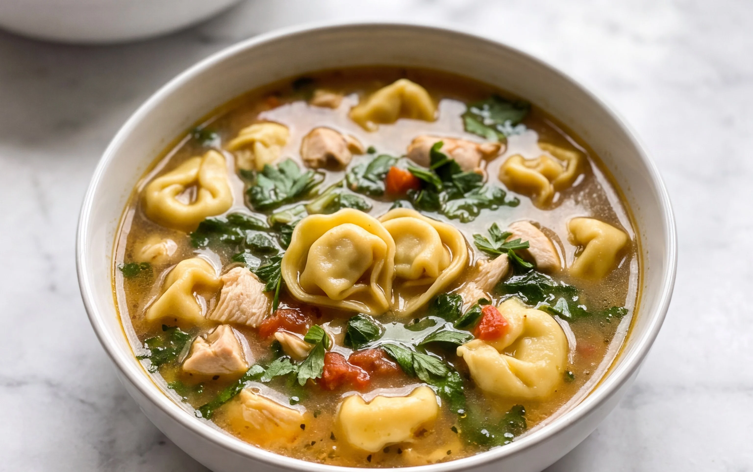 Easy Chicken Tortellini Soup Recipe